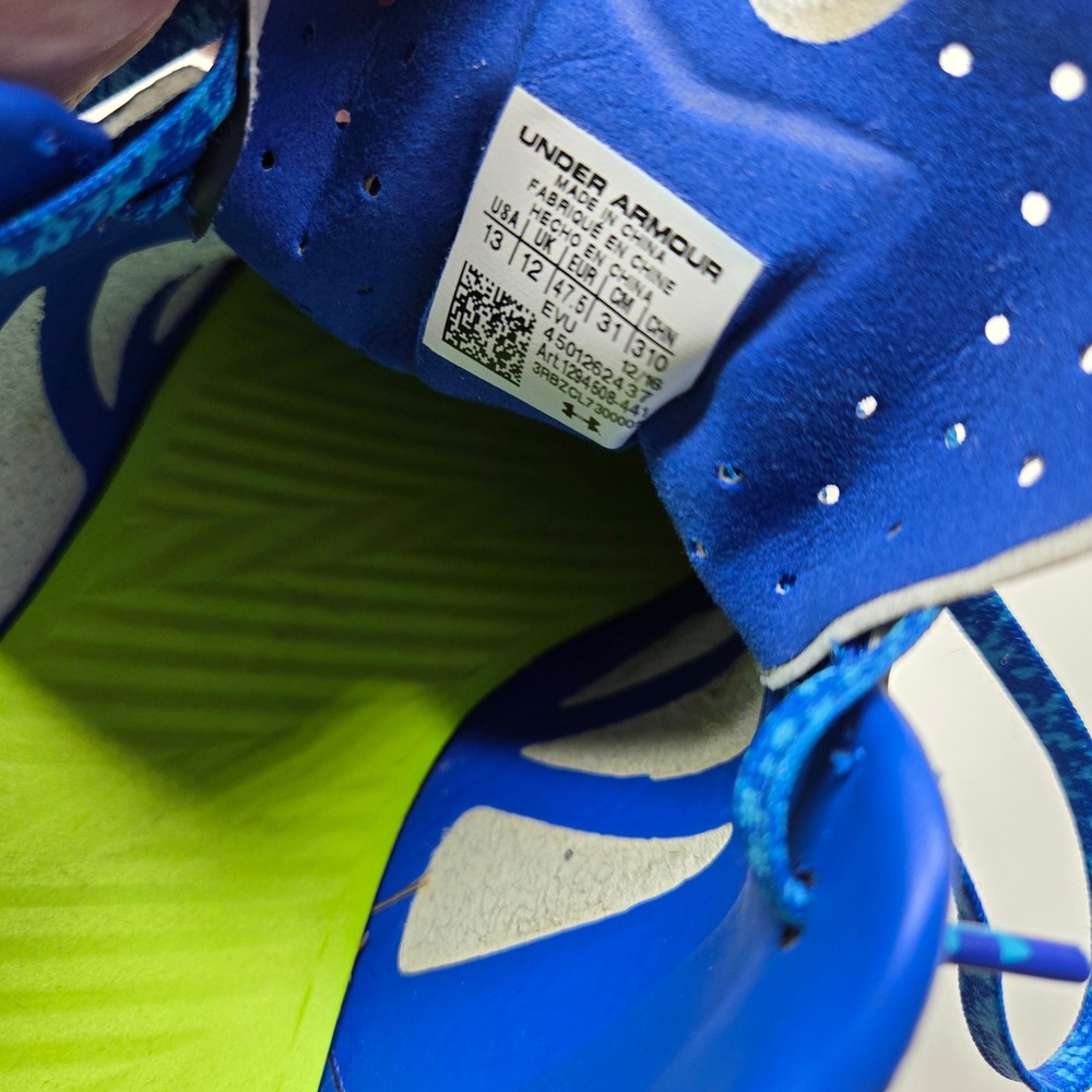 Under Armour Clutchfit Force‎ 3.0 Le FG Soccer Cleats in Midnight Navy - Size 13 - Picture 7 of 8